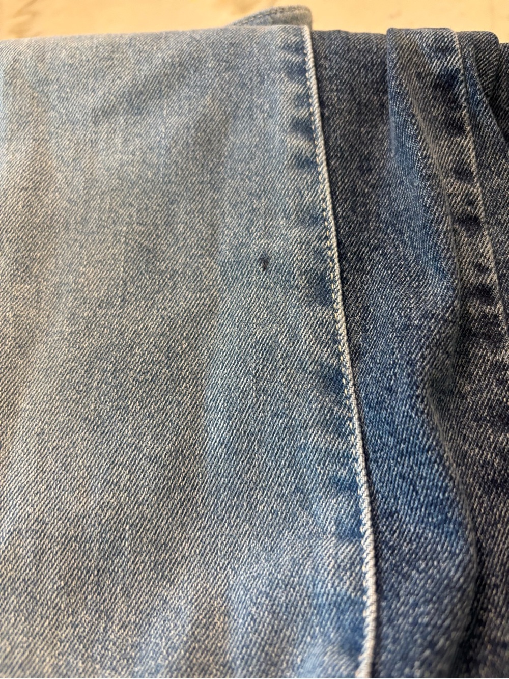 Jessica Simpson Freesia Two-Tone Wide-Leg Cotton Blend Jeans Sz 8 - Picture 8 of 8